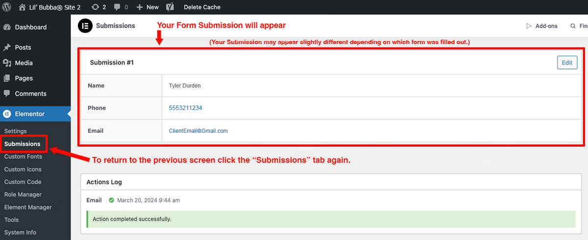 Retrieving Lost Form Submissions - Slide 5