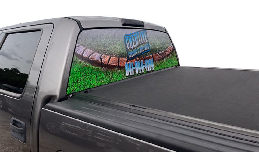 Perforated Window Decal