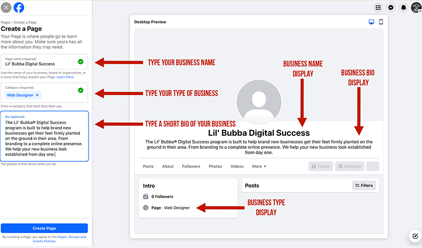 Tutorial: Creating Your Facebook Business Page