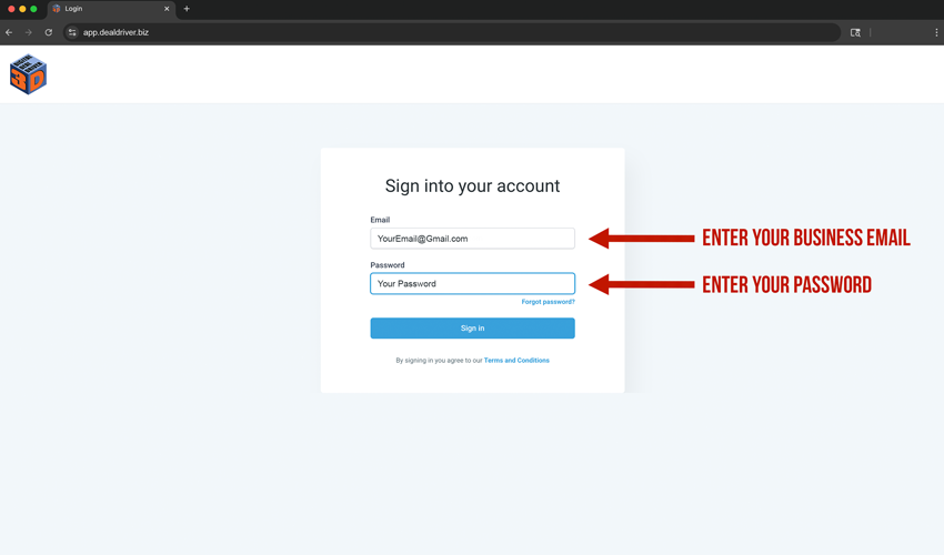 Tutorial: Digital Deal Driver On-Boarding